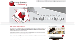 Desktop Screenshot of nickyboulton.com